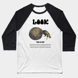 dung beetle Baseball T-Shirt